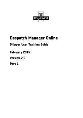 Fillable Online Despatch Manager Online Fax Email Print - pdfFiller