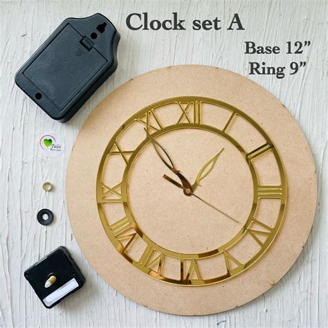 Buy Resin Clock Set With Roman Ring – Stylish & Durable Designs – Tulsi ...