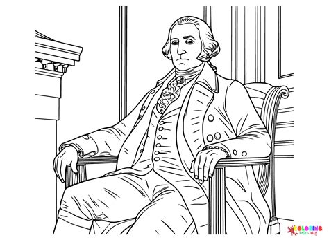 George Washington Coloring Pages - Free Printable PDF & Online Coloring