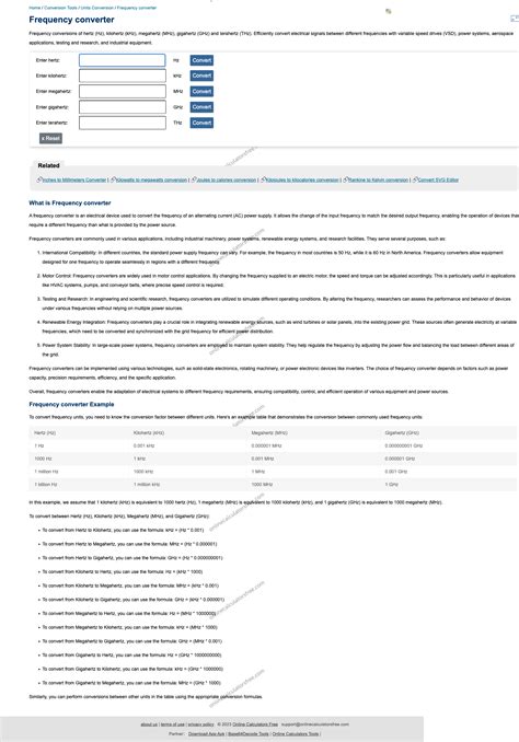 5000 Frequency | Convertisseur de Fréquence : Hz, kHz, MHz, GHz, THz ...