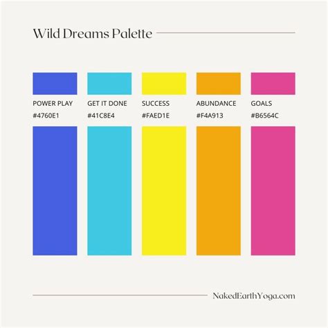 Color Palette For Yoga
