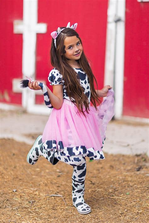 Pink Cow Costume - 5 Piece Set | Sparkle In Pink