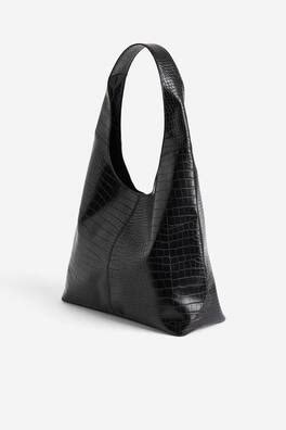 Coated shoulder bag - Black - Ladies | H&M IN