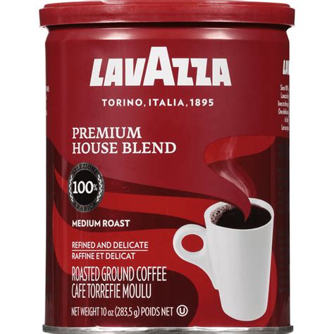 Lavazza Coffee, Ground, Medium Roast, Premium House Blend (10 oz ...