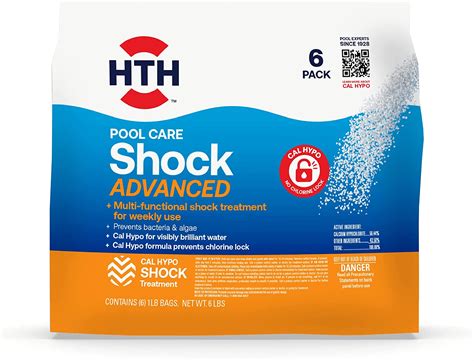 HTH Ultra Pool Shock - Calcium Hypochlorite (Cal-Hypo) - 40 Pound ...