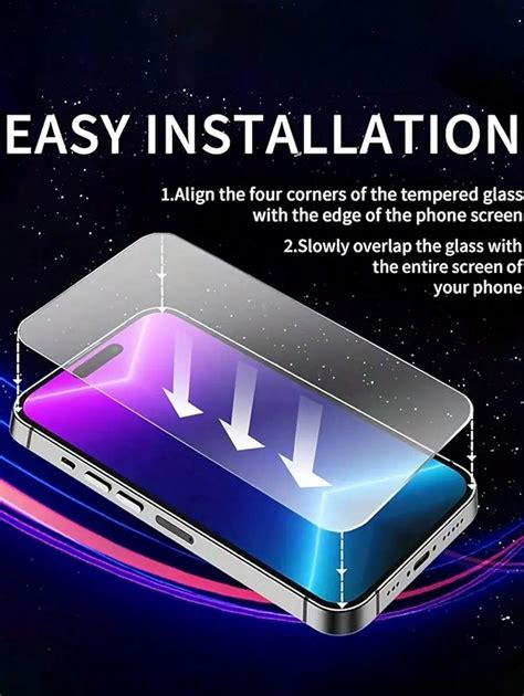 3 Pieces Full Screen Transparent Mobile Phone Screen Protector IPhone ...
