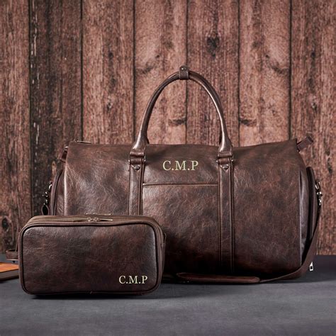 Personalized Travel Bag Set, Personalized Groomsmen Gift, Mens Toiletr ...
