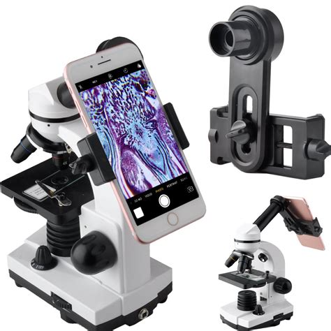 Gosky Microscope Lens Adapter, Smartphone Camera Adaptor (16 mm ...
