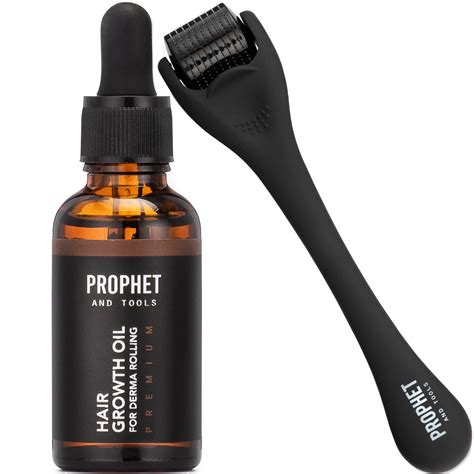 Buy Prophet & Tools Mens Beard Growth Kit - Micro Derma Roller for Hair ...