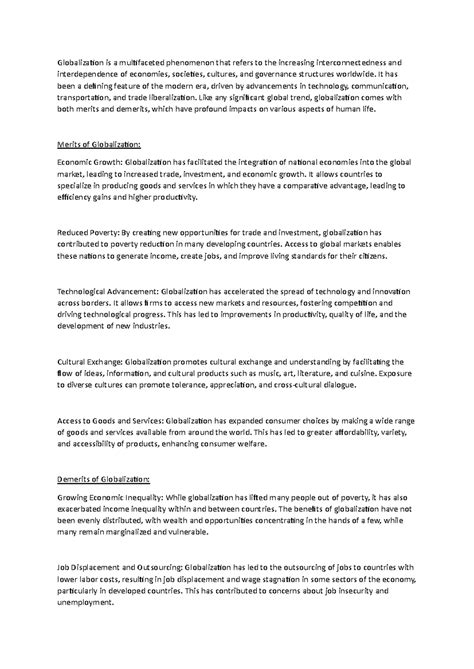 Globalisation concept - Globalization is a multifaceted phenomenon that ...