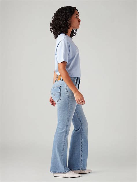 Women's 726 Light Blue Flared Fit High Rise Jeans – Levis India Store