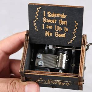 Buy PATPAT® Harry-Potter Music Box, Wooden Classic Music Box with Hand ...