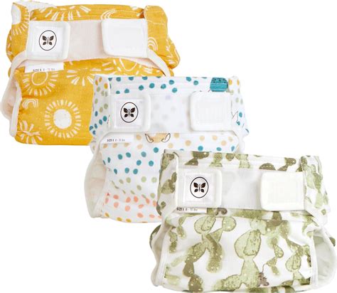 Amazon.com : Honest Hybrid Cloth Diaper Covers with Pocket-Sling, Small (8-15 lbs), Stops ...