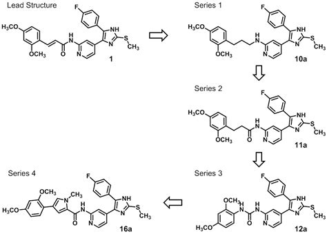 Optimized 4,5-Diarylimidazoles as Potent/Selective Inhibitors of ...