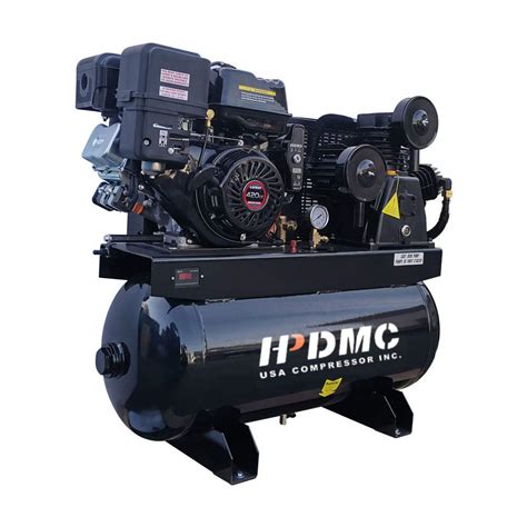 Buy HPDMC 13 HP Industrial Driven Piston Air Compressor, 24cfm@180psi ...