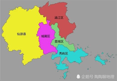 莆田市4区1县建成区排名，最大是涵江区，最小是城厢区，了解一下_腾讯新闻