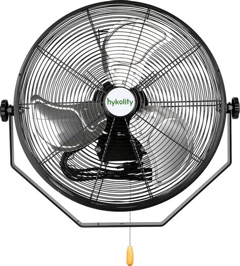 Amazon.com: hykolity 4300 CFM 18 in. Industrial Wall Mount Fan, 3 ...