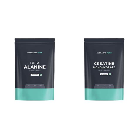 Nutrabay Pure 100% Beta Alanine Powder, Pre Workout supplement - 250g ...