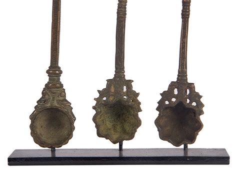 Ritual Spoons with Dancing Krishna – Artisera