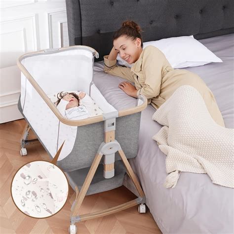 Amazon.com: Jestonten Baby Bassinet Bedside Sleeper - 3 in 1 Bassinets ...