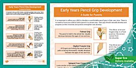 Different Pen-Holding Techniques - Development Poster