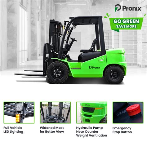 Pronix Electric Forklift 3.0Ton Capacity 4.5m Lifting Height PNXEFL304 ...