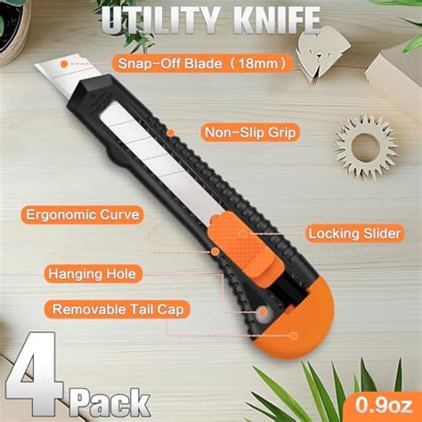 Image result for Retractable Plastic Utility Knife Box Cutter