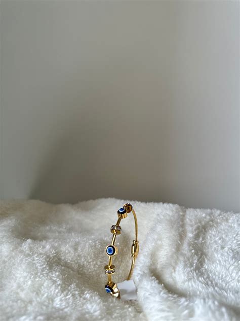 Evil eye Bangle – Lora Ora