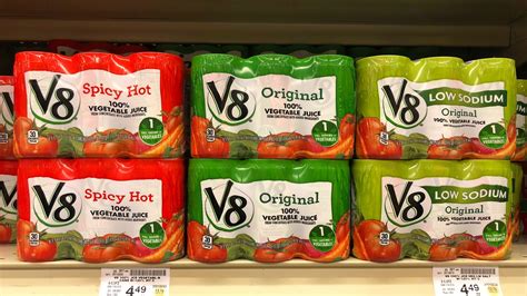 15 Low Sodium V8 Nutrition Facts of this Refreshing Vegetable Juice ...