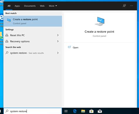 Image result for System Protection Restore Errors