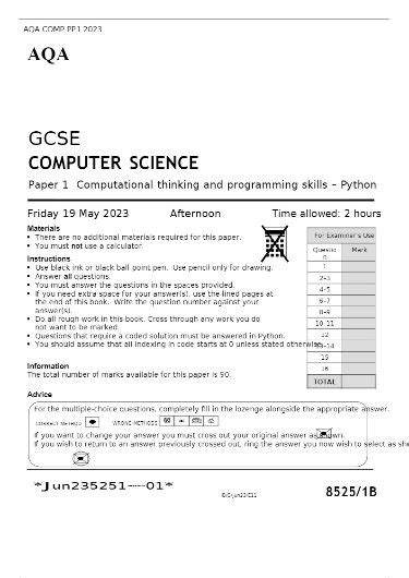 Image result for Computer Science Paper 2 Section 4 Revision Map AQA GCSE