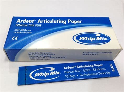 Ardent Articulating Paper 140 Strips - Dentalmart