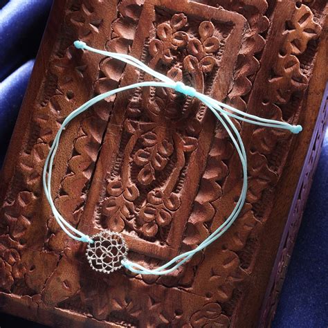 Accessorize London Women's Blue Filigree Friendship Bracelet ...