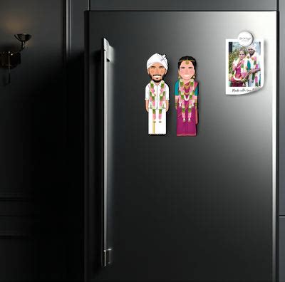 Buy Personalized & Custom Fridge Magnets Online - Bhootiya