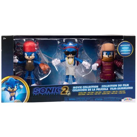 Buy Sonic the Hedgehog 2 Movie Figure Collection Baseball Sonic, Party ...