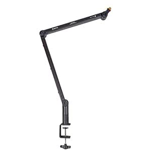 Boya BY-BA Boom Arm Aluminum Alloy Desk Holder Microphone Stand Bracket ...