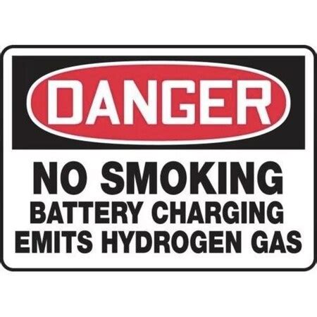 Accuform OSHA DANGER SAFETY SIGN NO SMOKING MELC071XV MELC071XV | Zoro