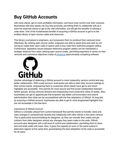 PPT - Buy GitHub Accounts PowerPoint Presentation, free download - ID ...