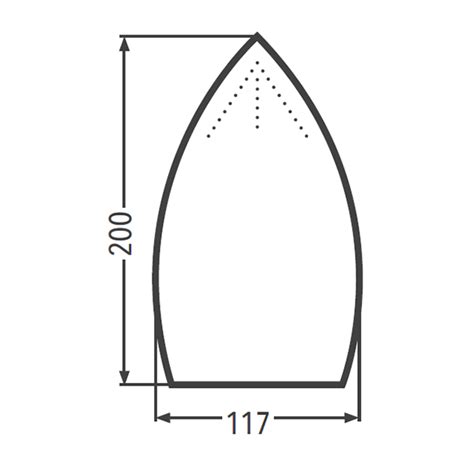 Plantilla Teflón Reforzada IRONMASTER 200x117mm - Super Tintorero