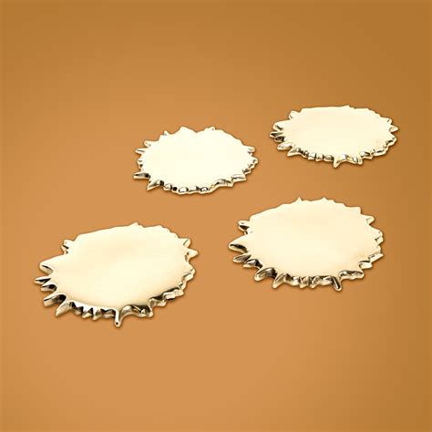 Buy Fancy Golden Drink Coasters Online at Best Price