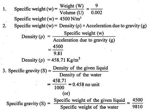 Properties of Fluids - with Solved Example Problems