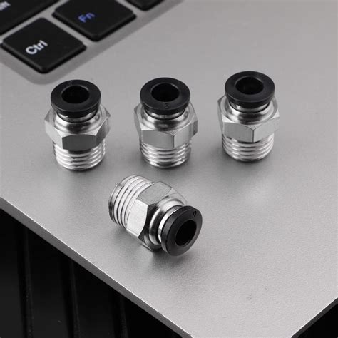 Buy 10pc Push to Connect Fittings, Straight Pneumatic Air Fitting ...
