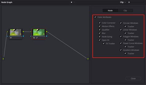 Image result for DaVinci Resolve Color Node Chart