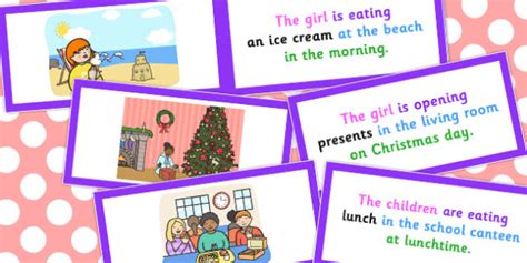 Who What Where Picture Cards | Description Cards