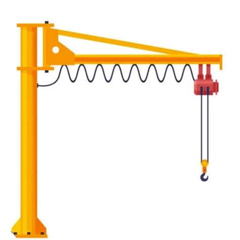 Pillar Mounted JIB Crane - Reliable & Durable Industrial Lifting ...