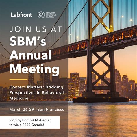 Labfront is heading to the 2025 Society of Behavioral Medicine (SBM ...