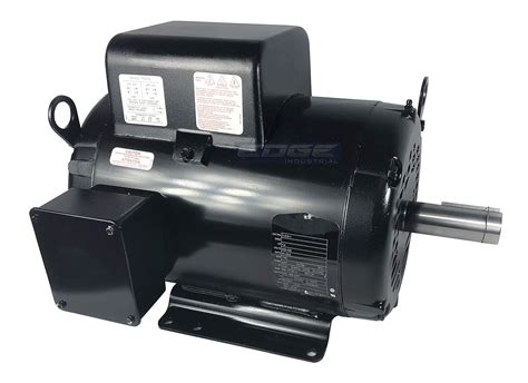 EDGEINDUSTRIAL 7.5HP BALDOR Single Phase Compressor Duty Industrial ...