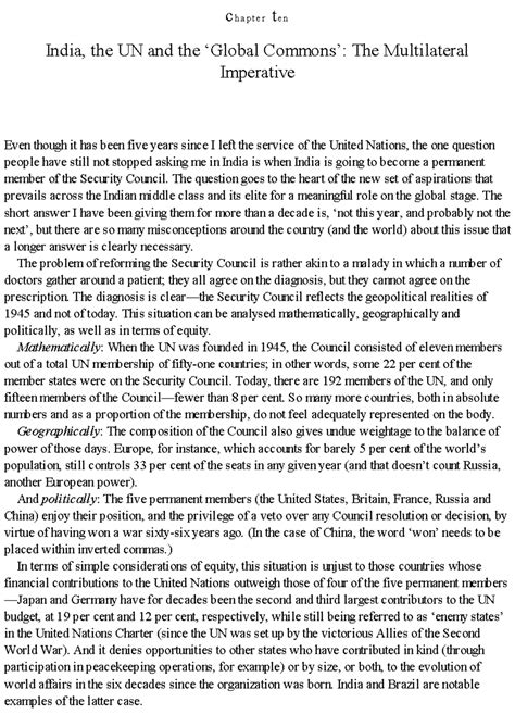 254-279 PI - Notes - cha pt e r te n India, the UN and the ‘Global ...