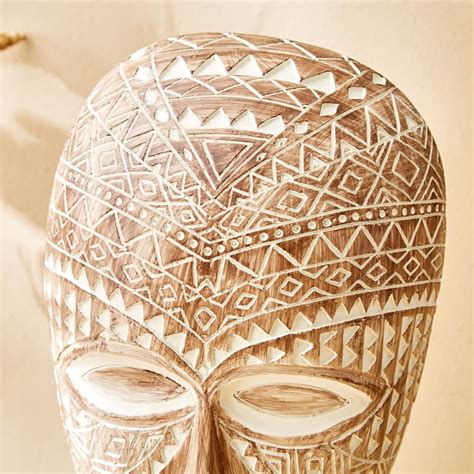 Buy Toltec Tyler Polyresin Face Mask Table Accent from Home Centre at ...
