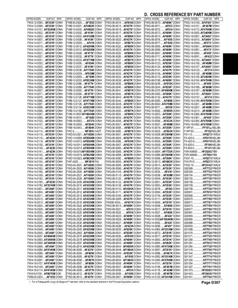 Whirlpool Water Filter Cross Reference Chart at Imogen Parry-okeden blog
